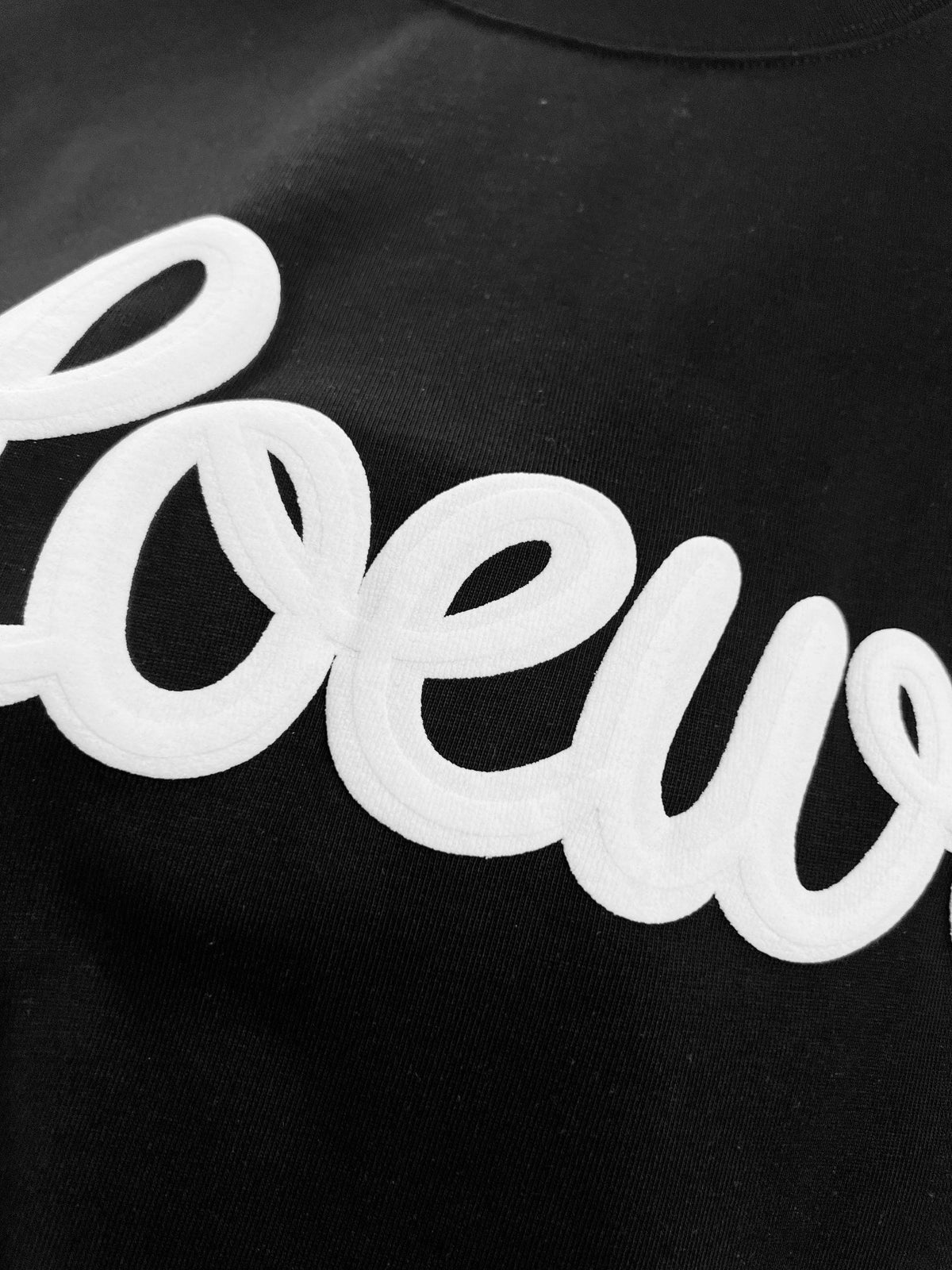 New foam letter short  shirt