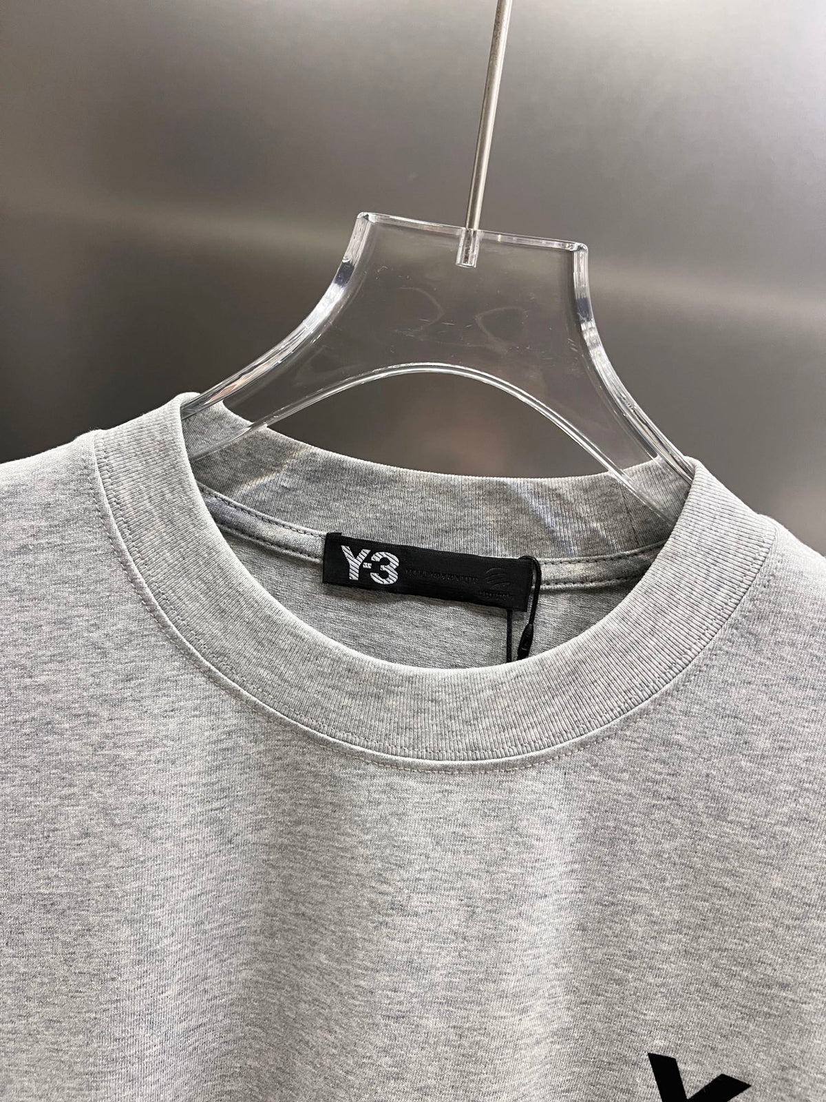 Signature letter 3D craft short sleeved T-shirt