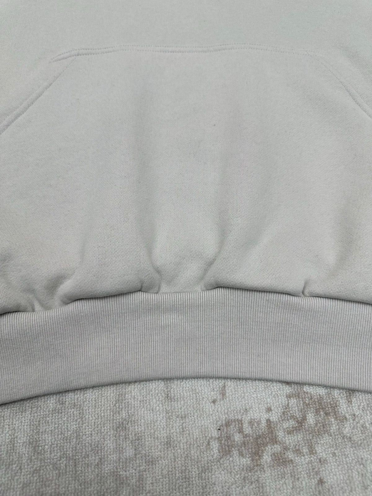 Embroidered Hoodie with Falling Shoulders