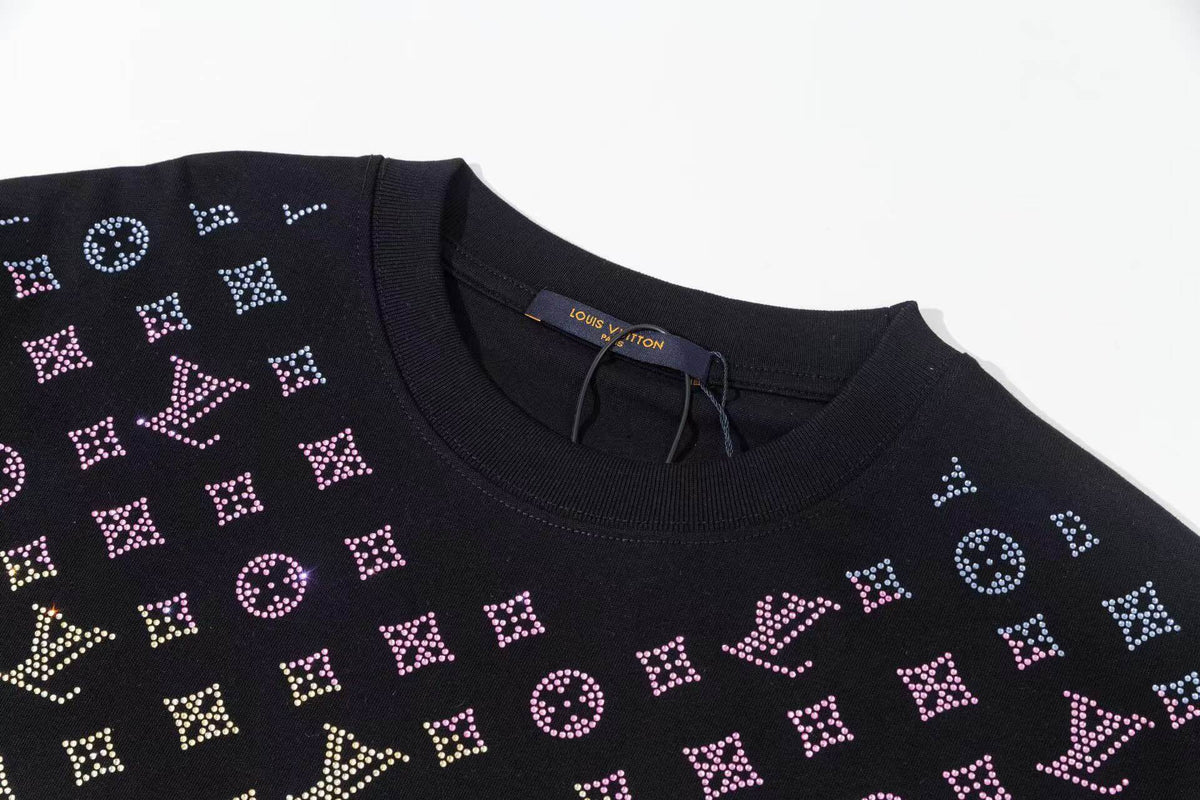 Gradient Rhinestone T-Shirt