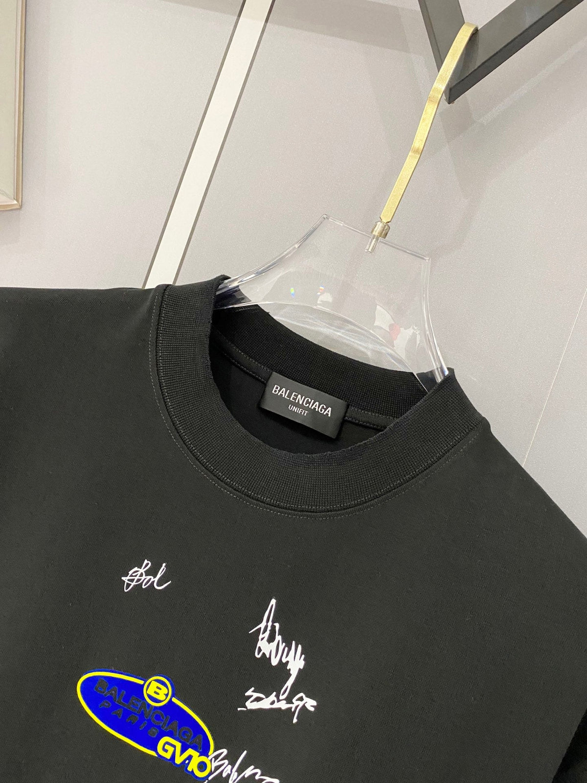 Classic letter printed pure cotton T-shirt -9