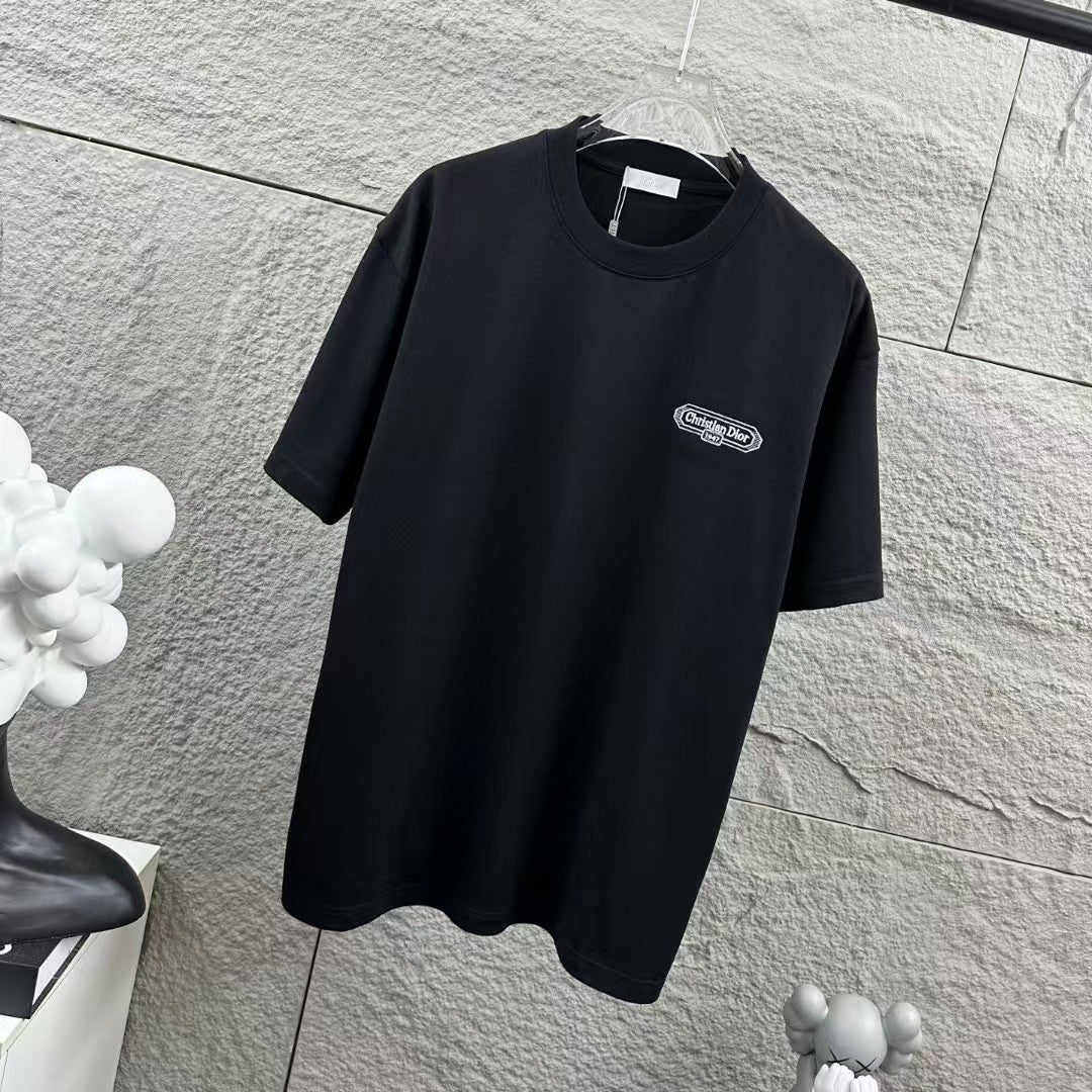 New letter simple embroidered T-shirt