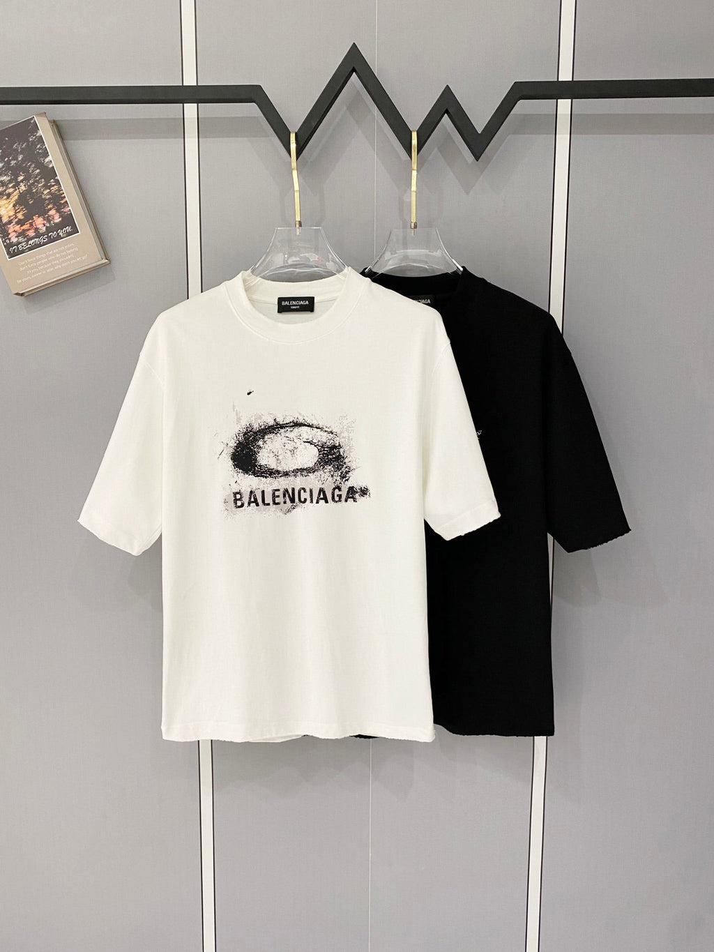 Classic letter printed pure cotton T-shirt -8