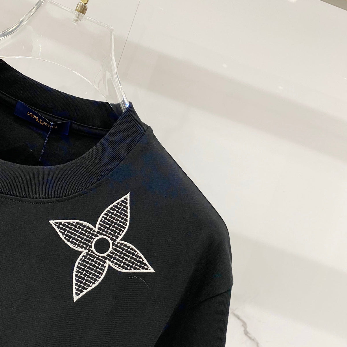 four-leaf clover 🍀 Alphabet grid embroidery 🪡 Logo T-shirt