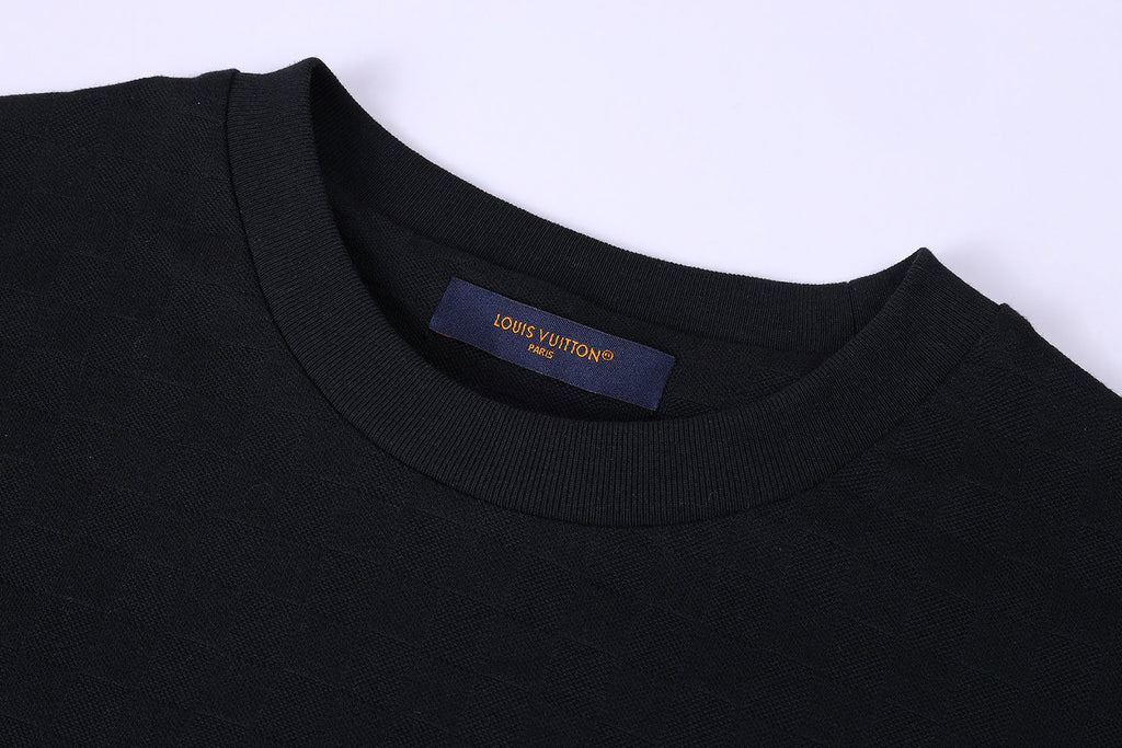 Beaded gold embroidered T-shirt