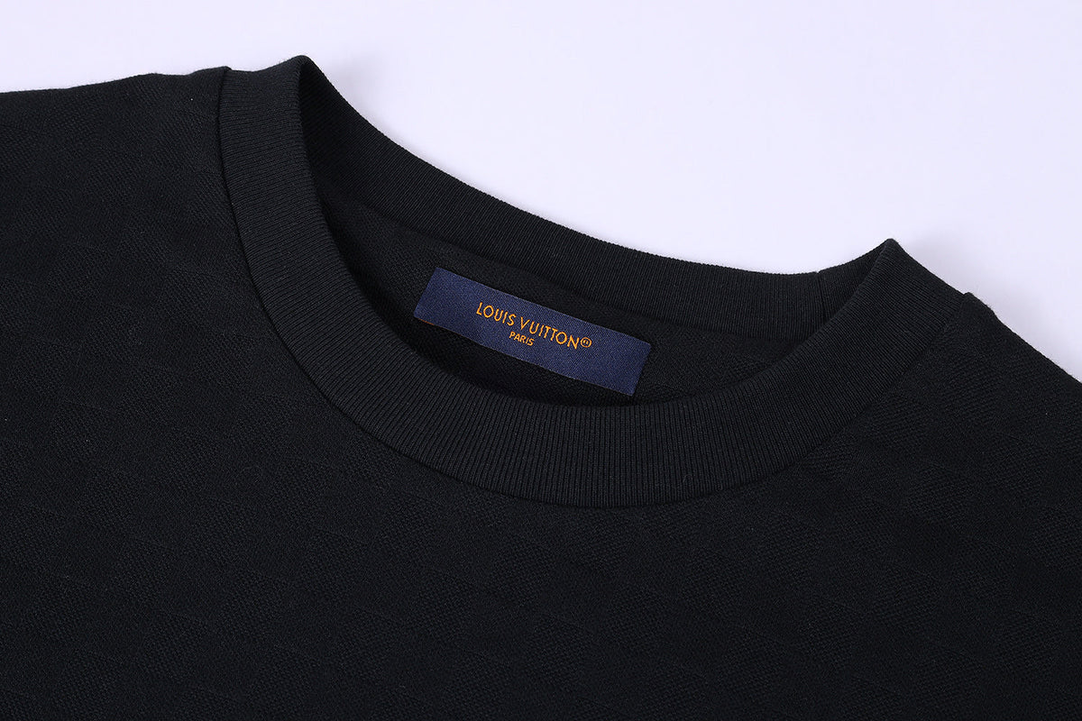 Beaded gold embroidered T-shirt