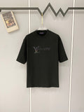 Classic letter printed pure cotton T-shirt -011