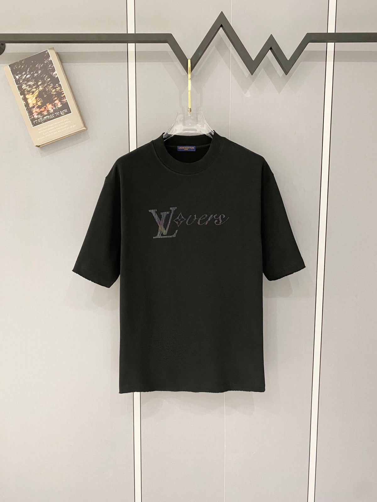 Classic letter printed pure cotton T-shirt -011