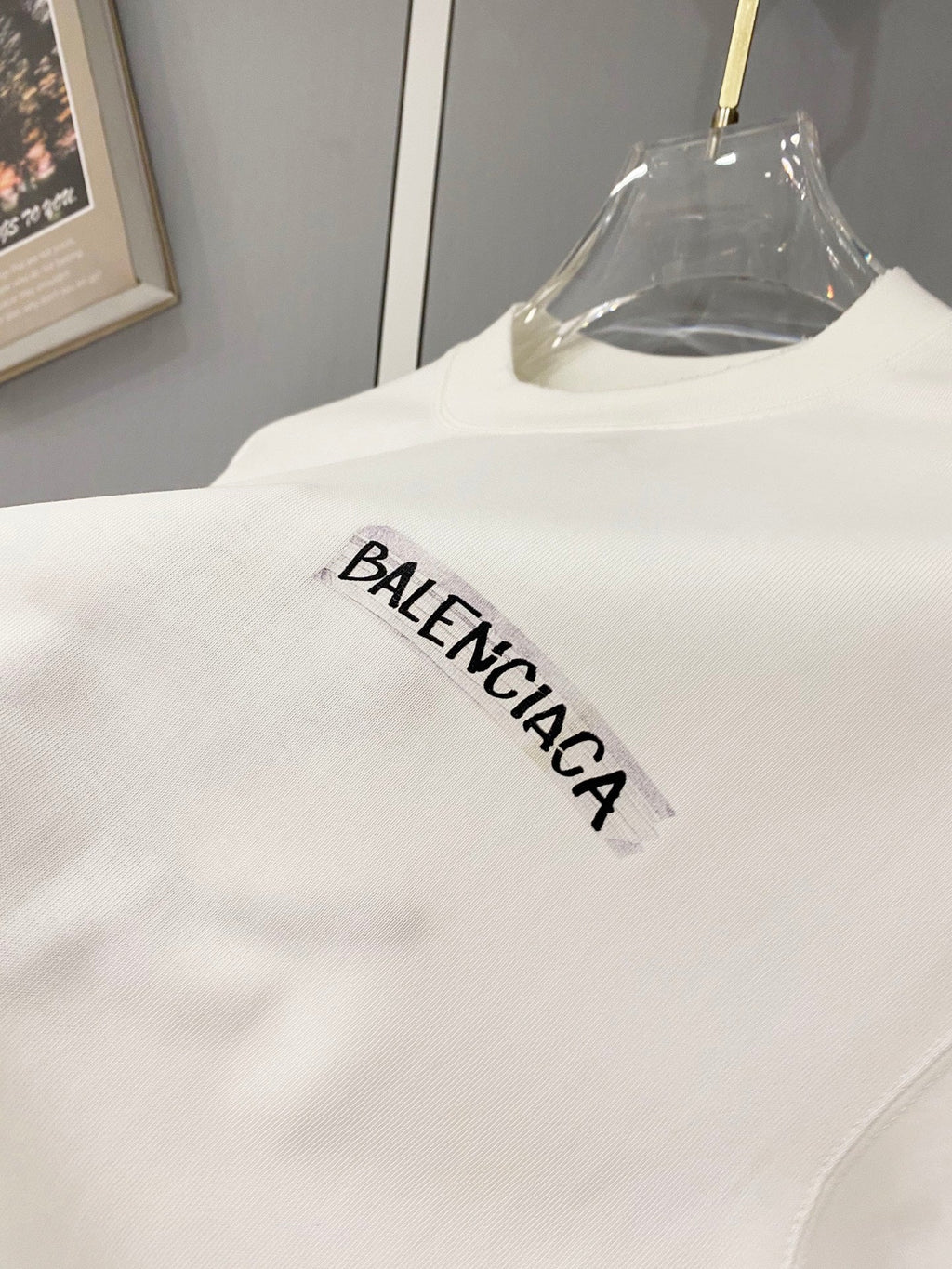 Classic letter printed pure cotton T-shirt -2