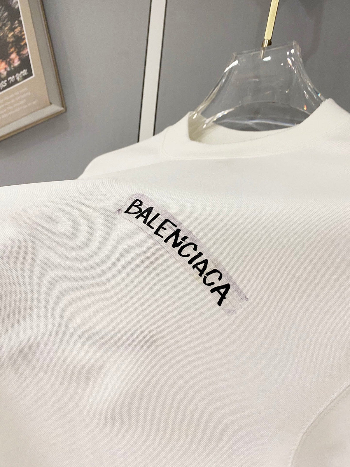 Classic letter printed pure cotton T-shirt -2