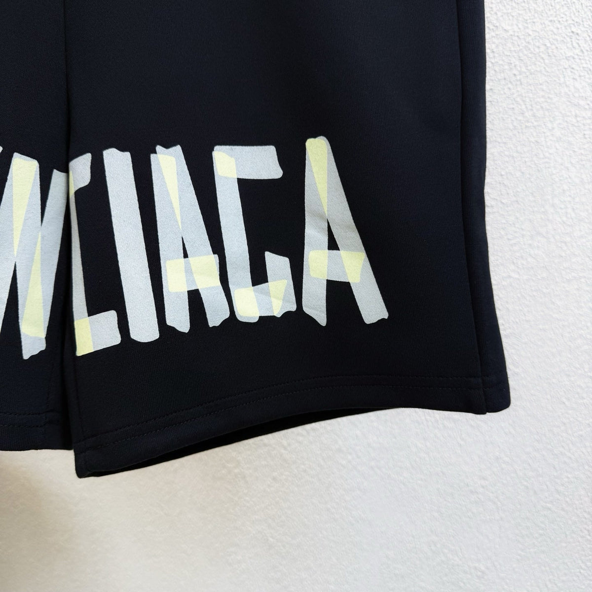 Letter printed shorts