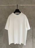Front three-dimensional embroidery and back cloth embroidery T-shirt