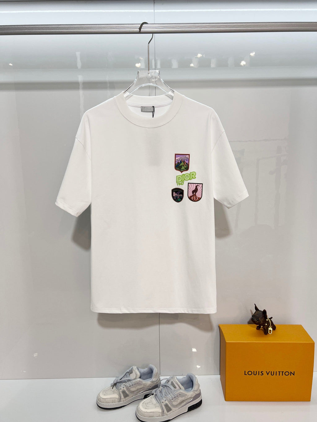 Digital badge letter t-shirt