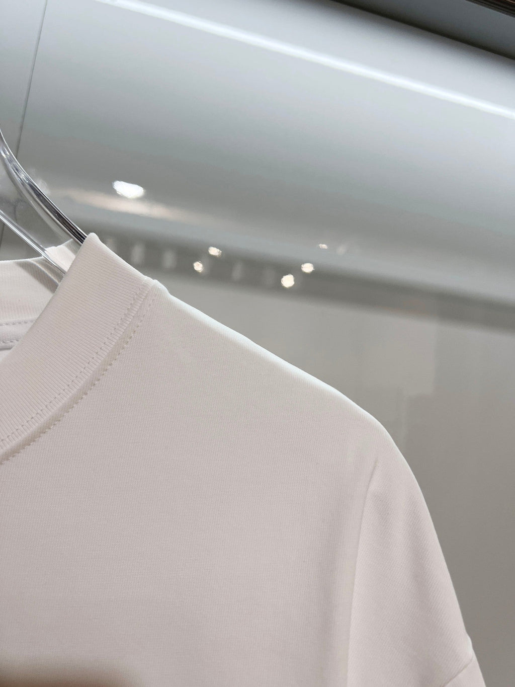 Heavy Industry Layered Embroidered Letter T-shirt