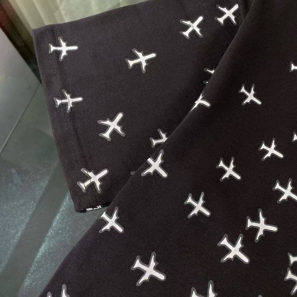 Airplane Print T-Shirt