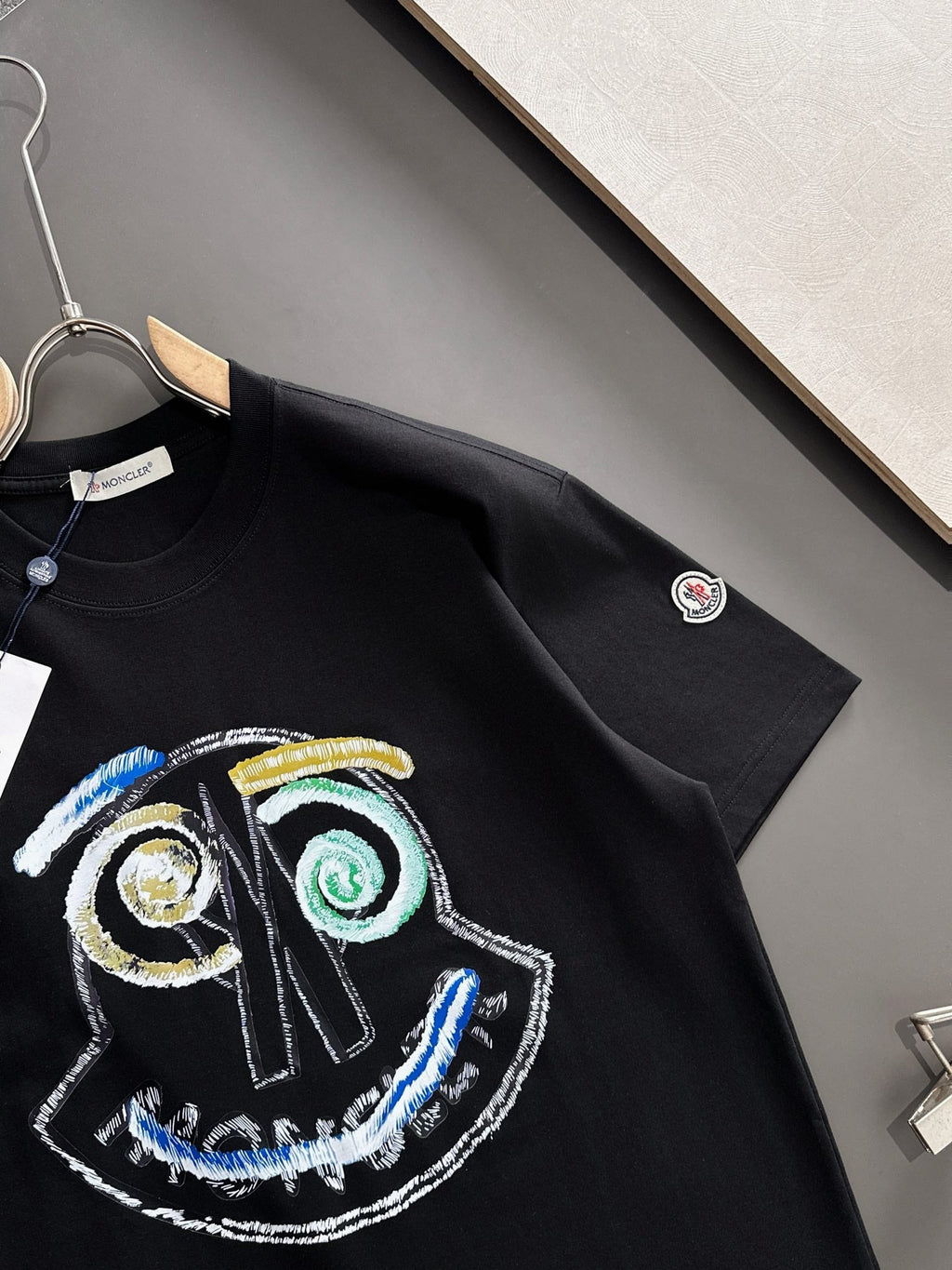 New round neck high-end pure cotton short sleeved T-shirt