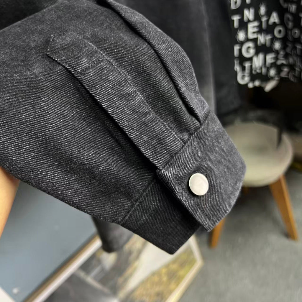 New letter pattern denim