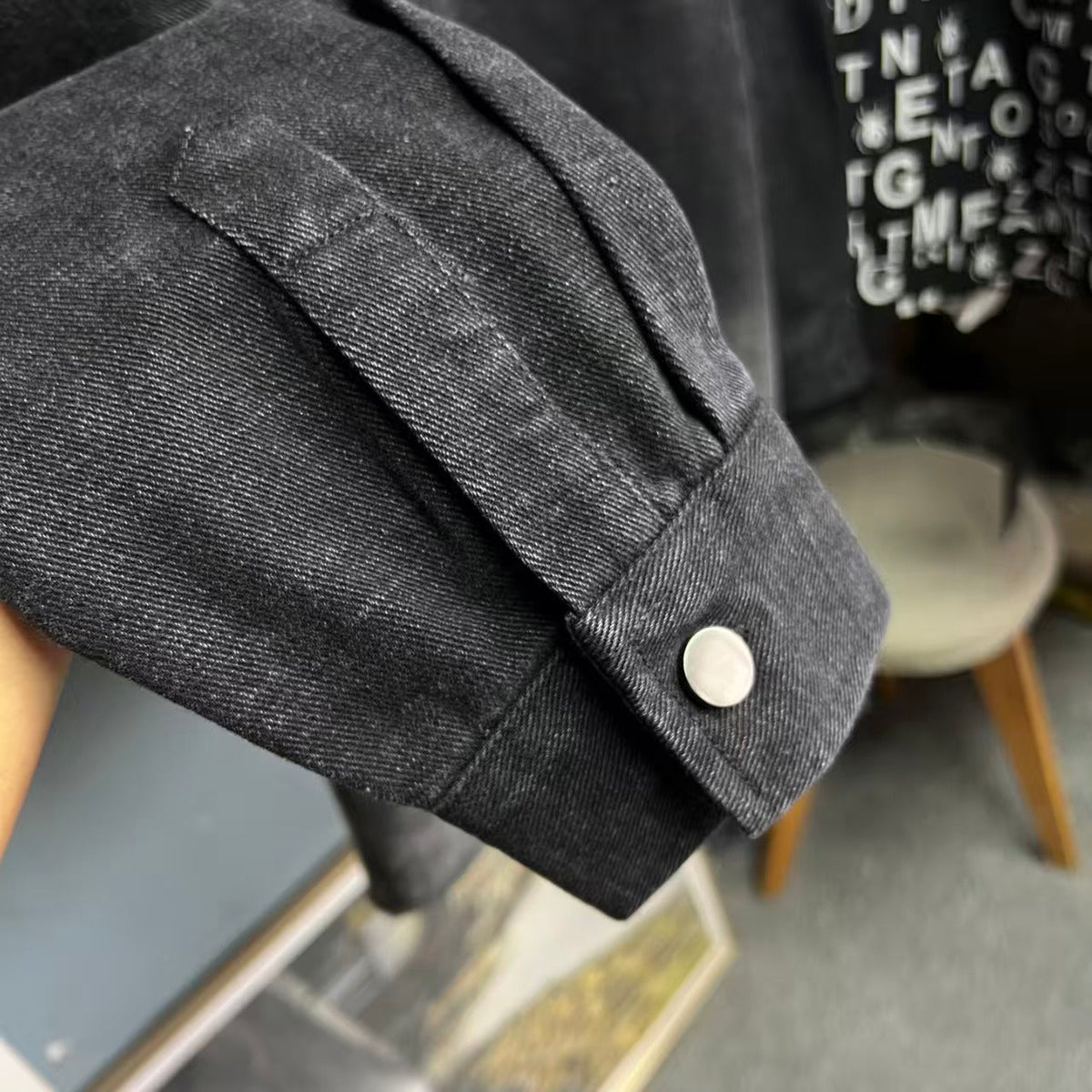 New letter pattern denim