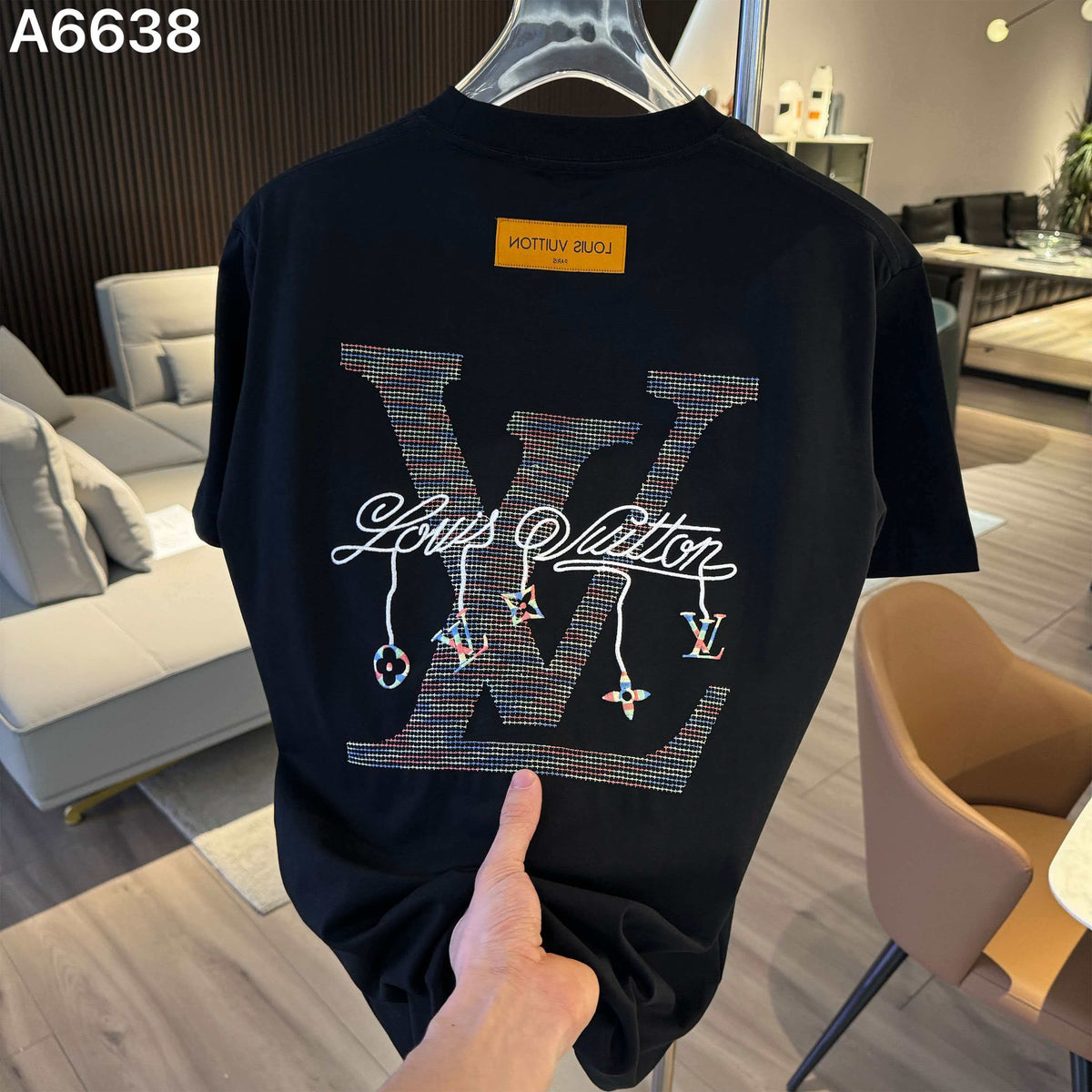26ss new embroidered short sleeved shirt