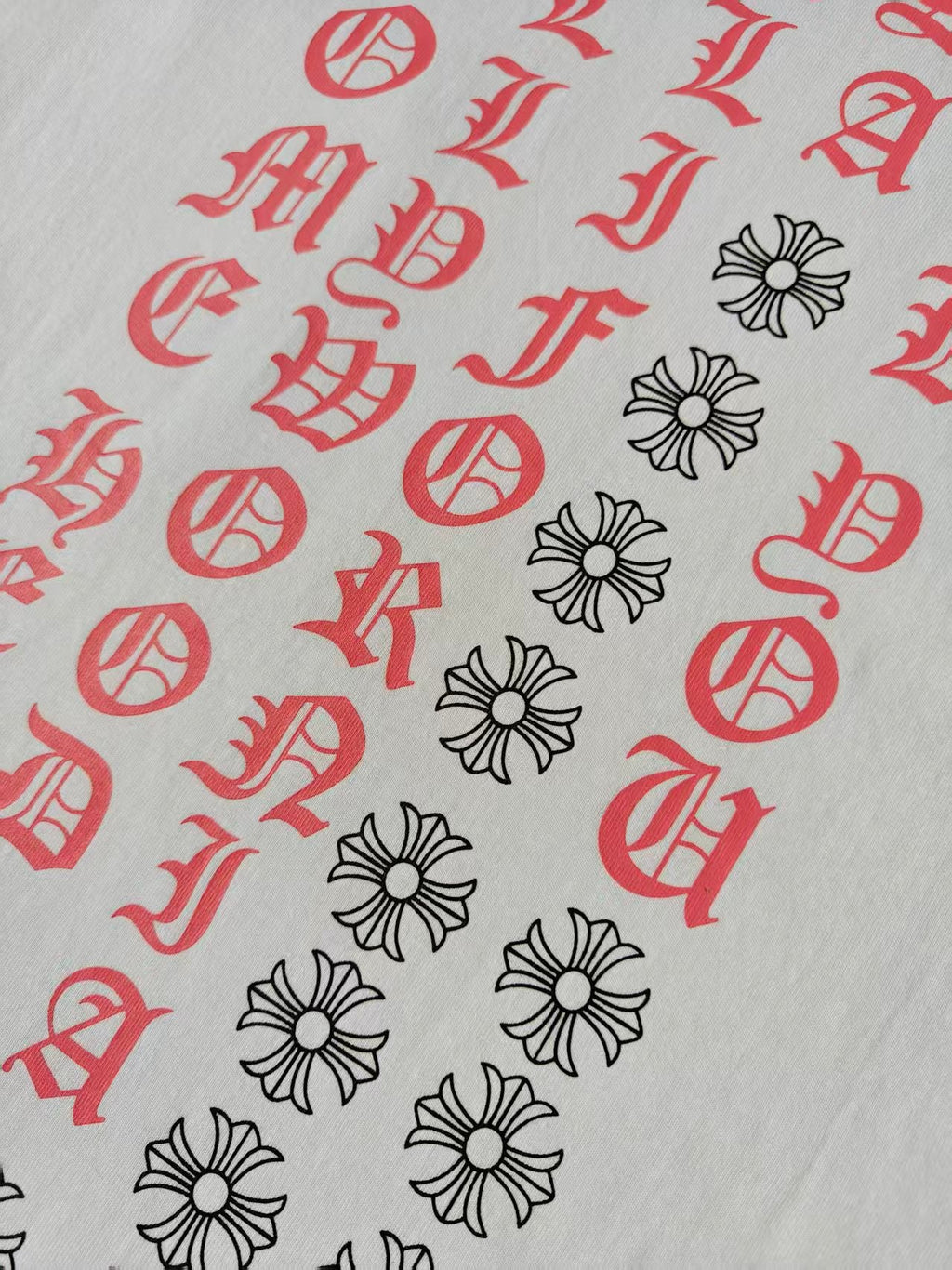 Ink hand printed T-shirt