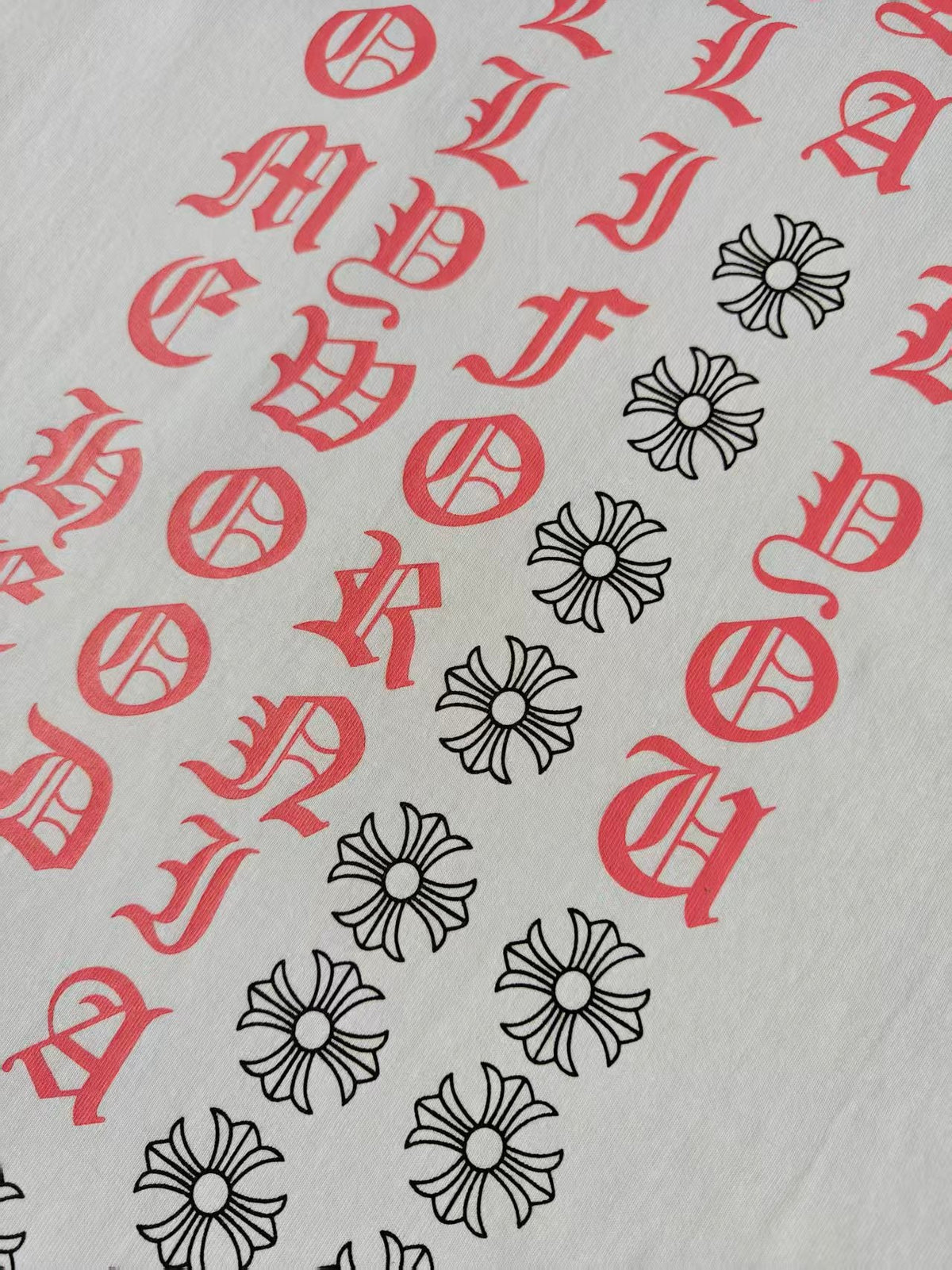 Ink hand printed T-shirt