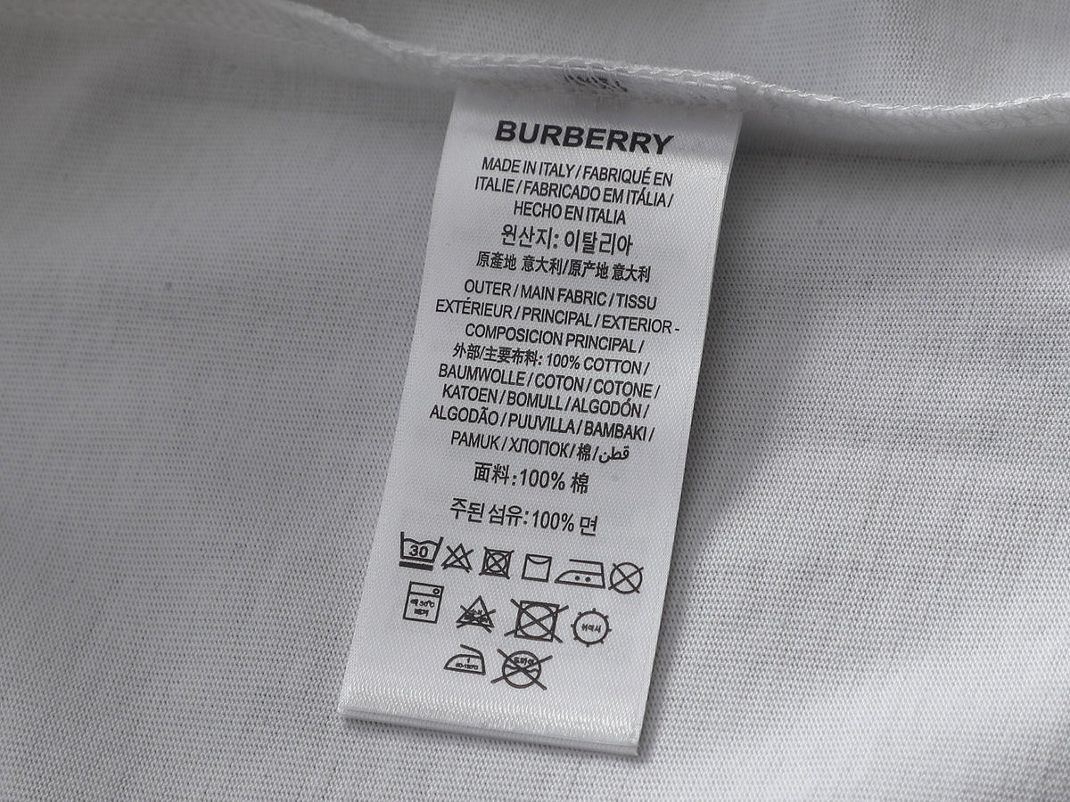 Classic Embroidered Round Neck T-shirt with Back
