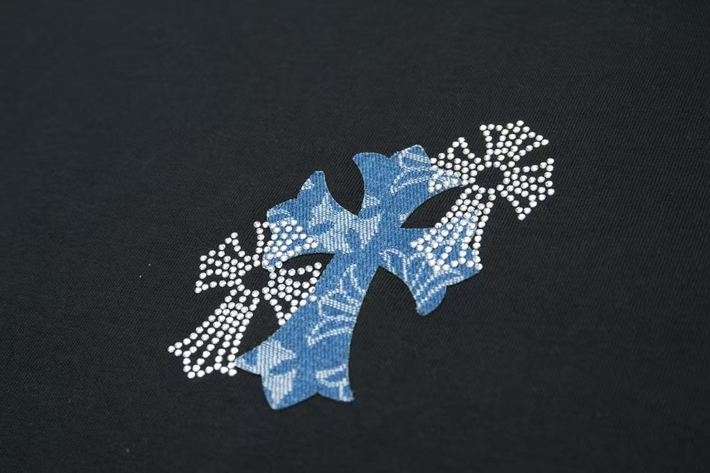 New rhinestone short sleeves