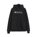 Scissors, wheat ear embroidery, hooded sweatshirt