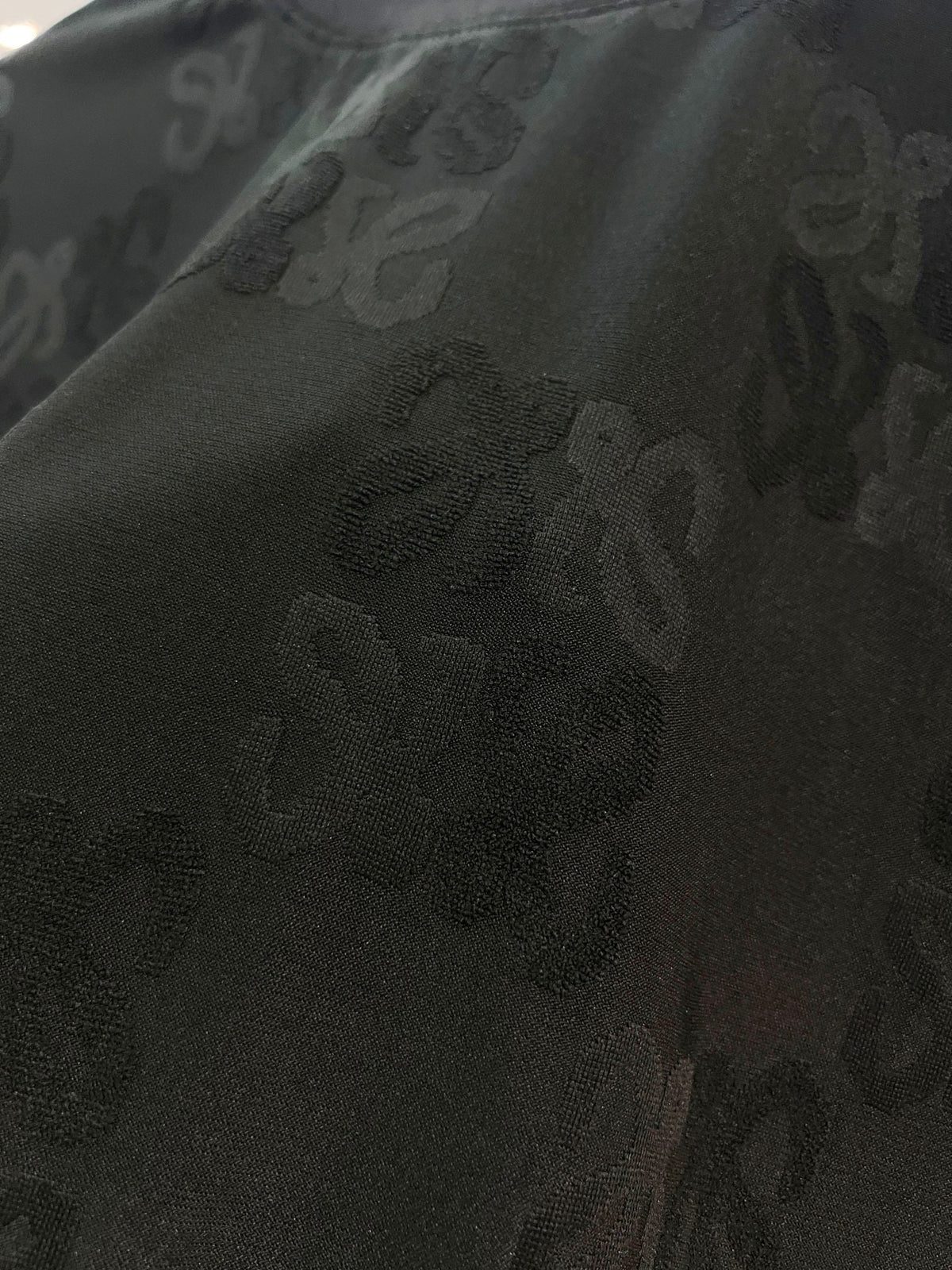 New full body dark patterned long flowered letter short sleeved shirt