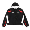 Co branded series cotton zipper long sleeved casual hooded sweatshirt jacket