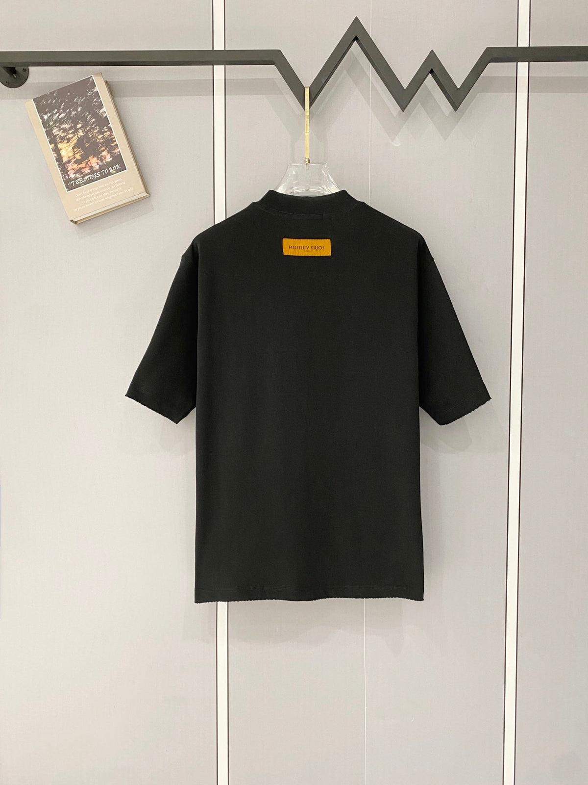 Classic letter printed pure cotton T-shirt -014