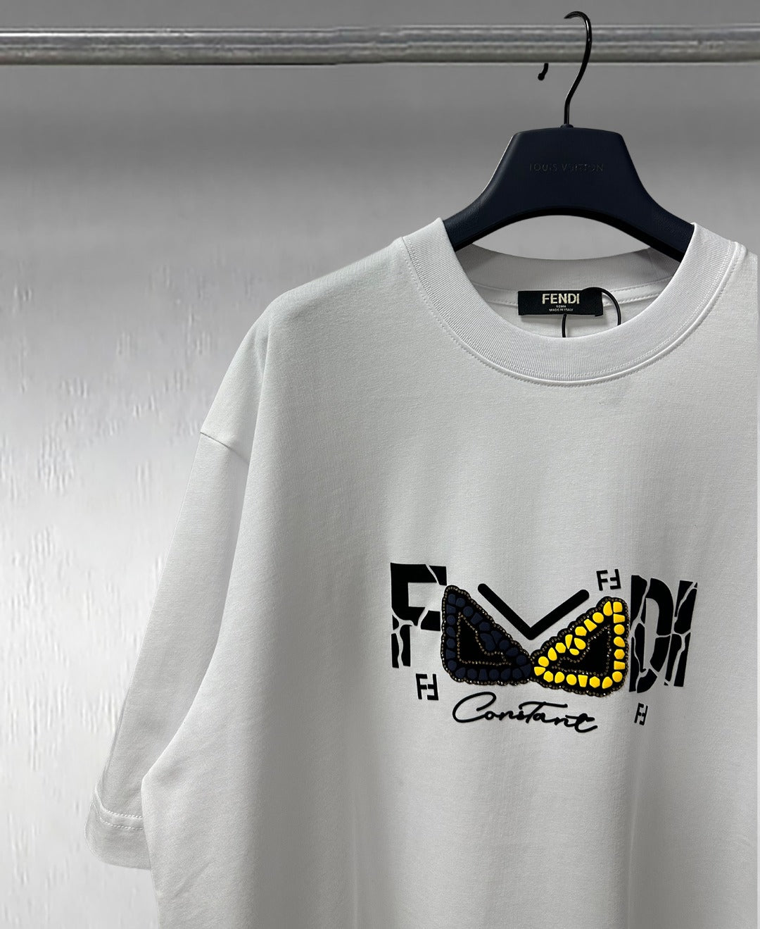 High end rhinestone cloth sticker technology T-shirt short sleeved