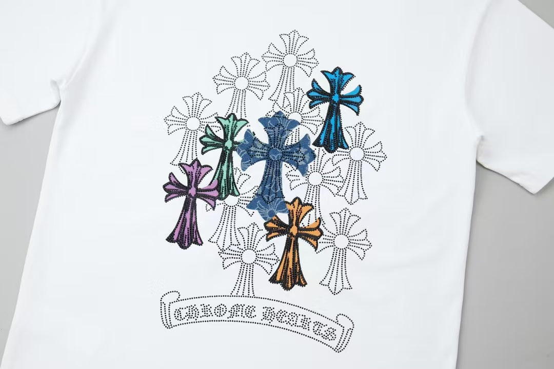 New rhinestone short sleeves