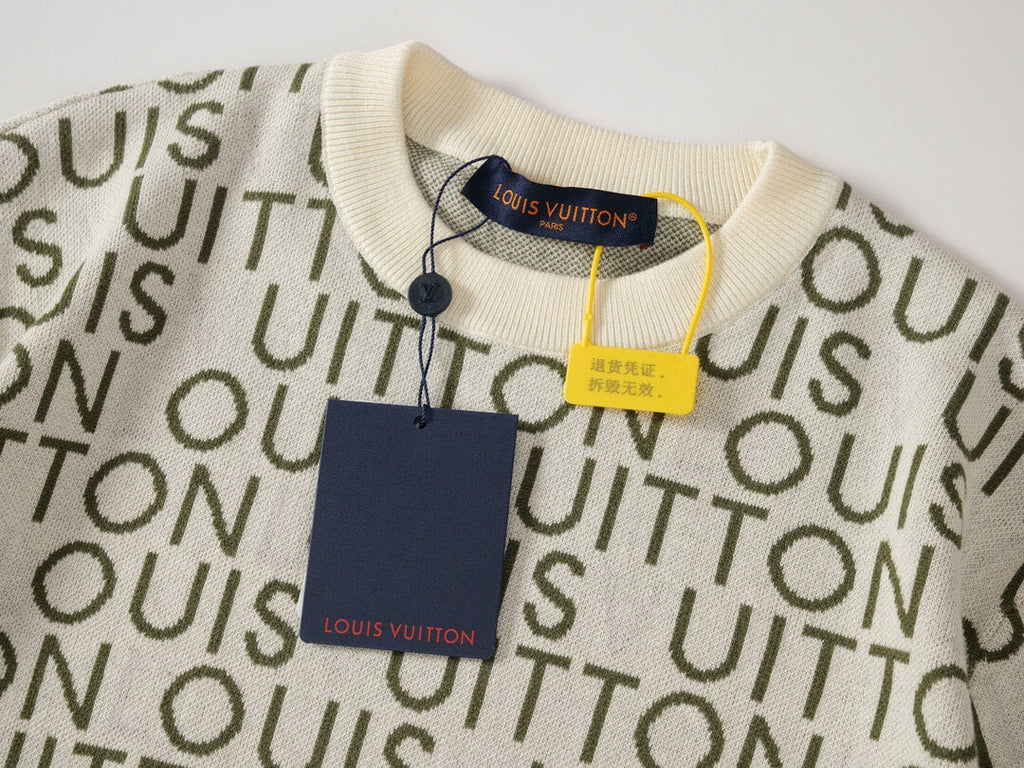 All-Over Print Knit T-Shirt
