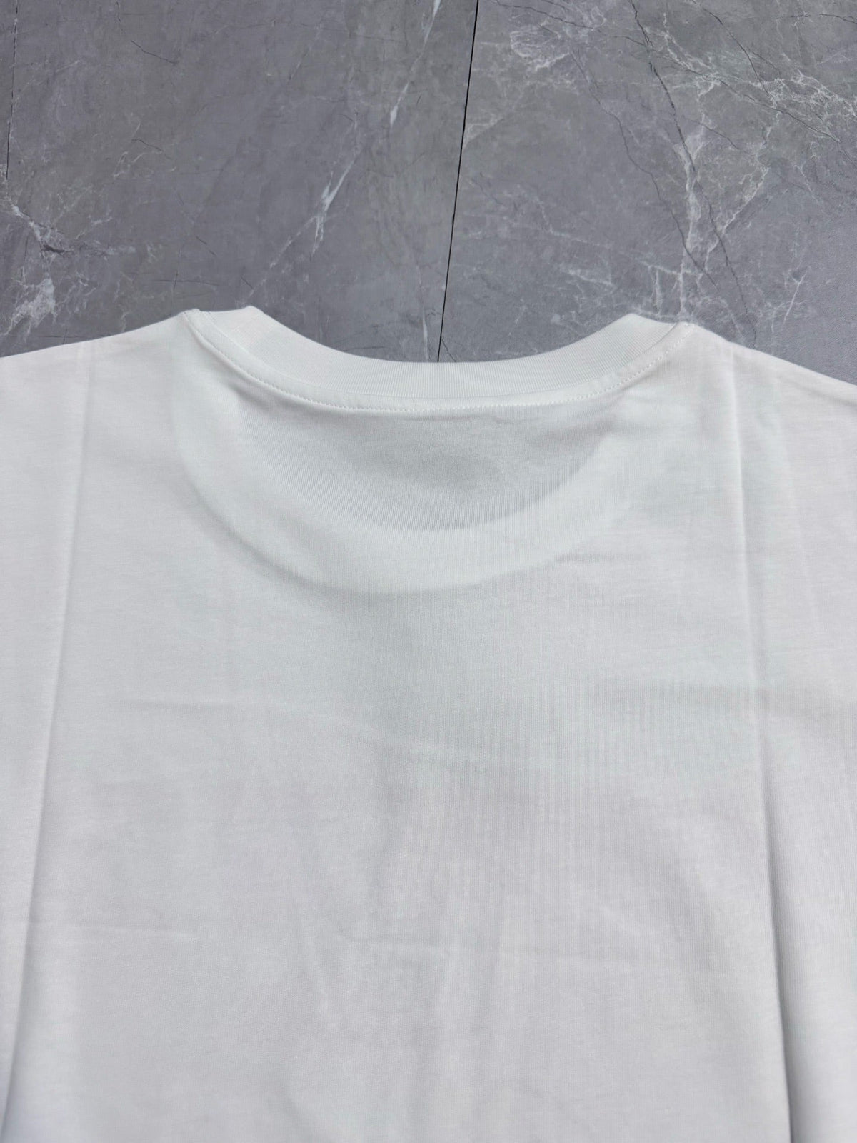 Carefully embellished collection logo printed T-shirt