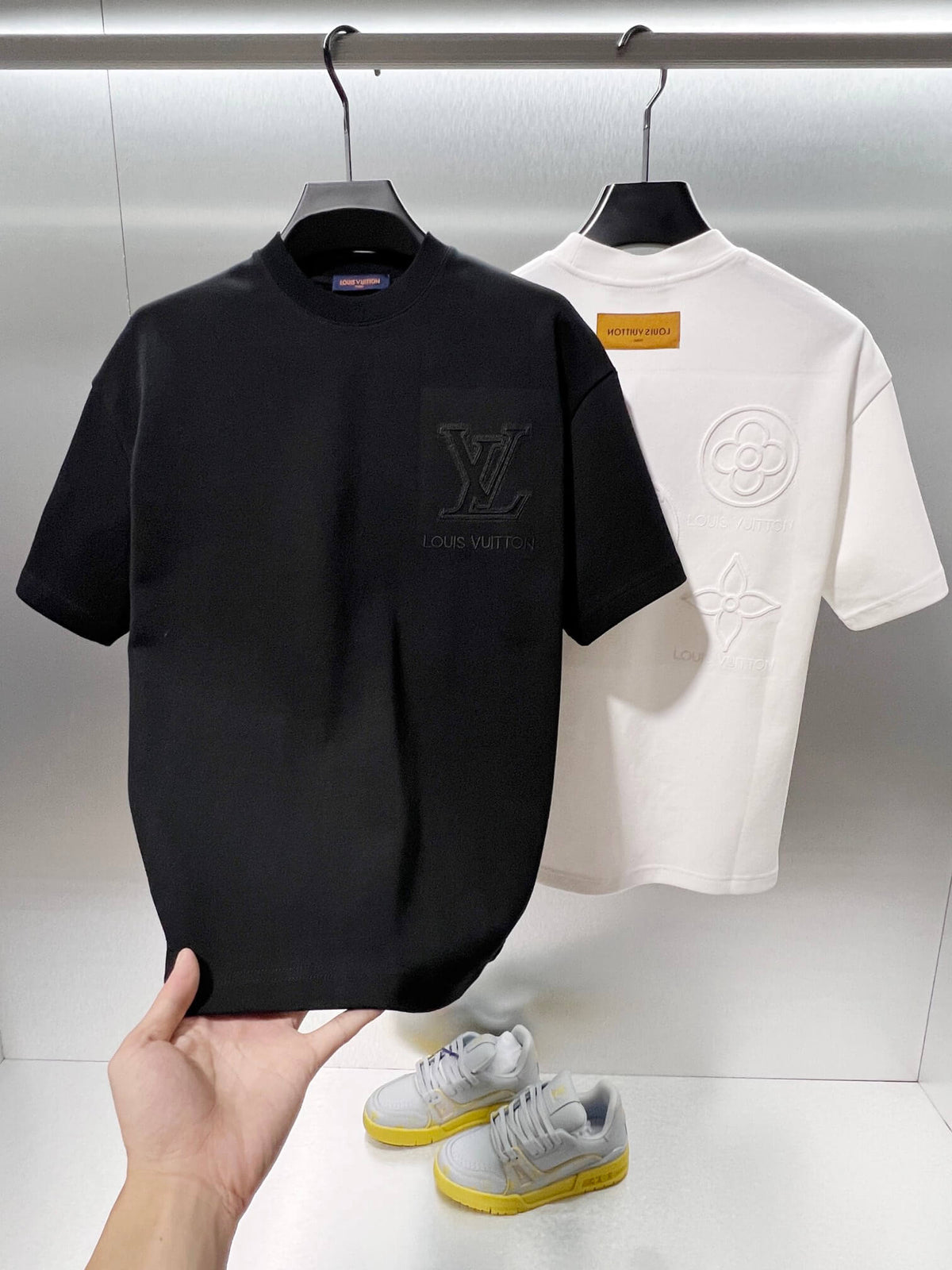 3D Embossed Classic T Shirt