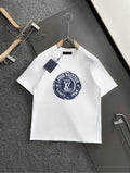 Summer new round neck short sleeved shirt