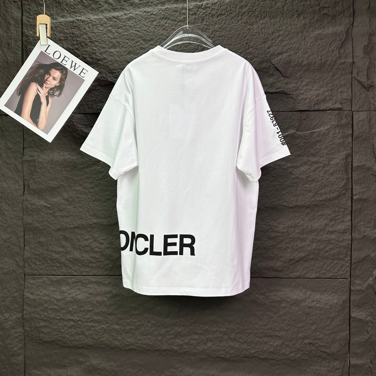 New large letter printed logo couple's short sleeved T-shirt