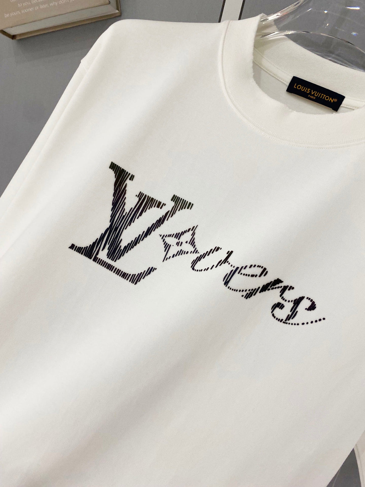 Classic letter printed pure cotton T-shirt -011