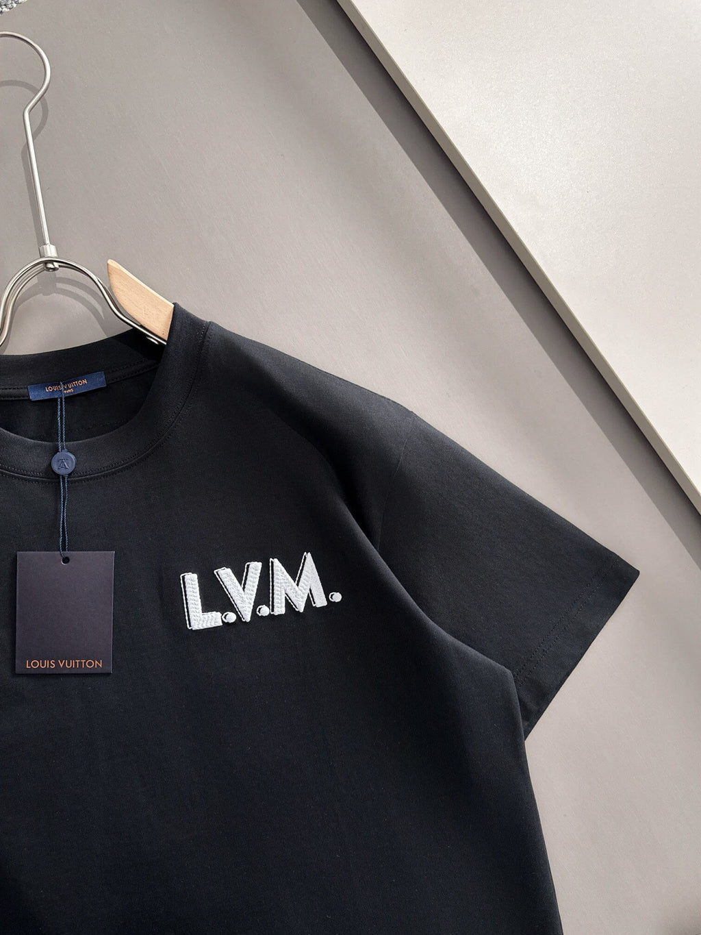 Shadow Letter Embroidered T-Shirt