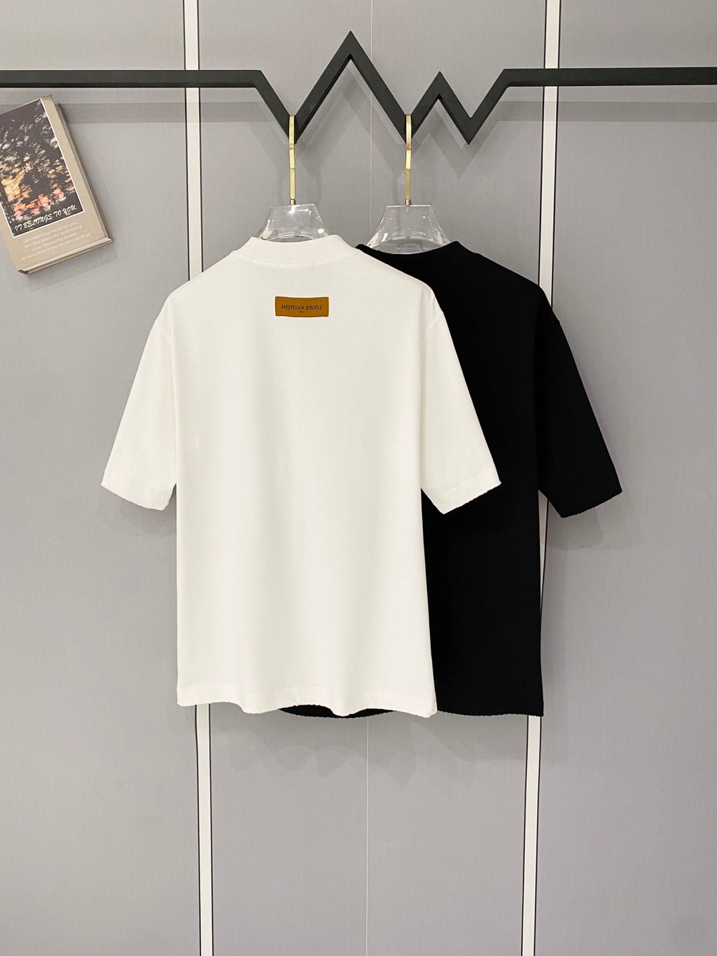 Classic letter printed pure cotton T-shirt -014