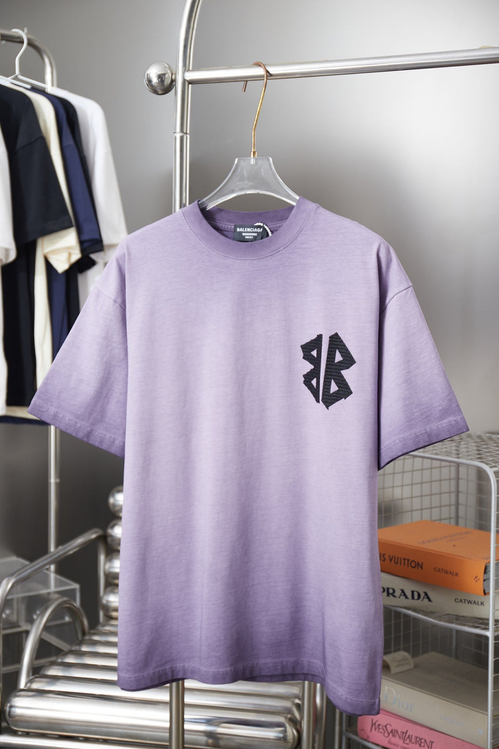 Letter towel short sleeved