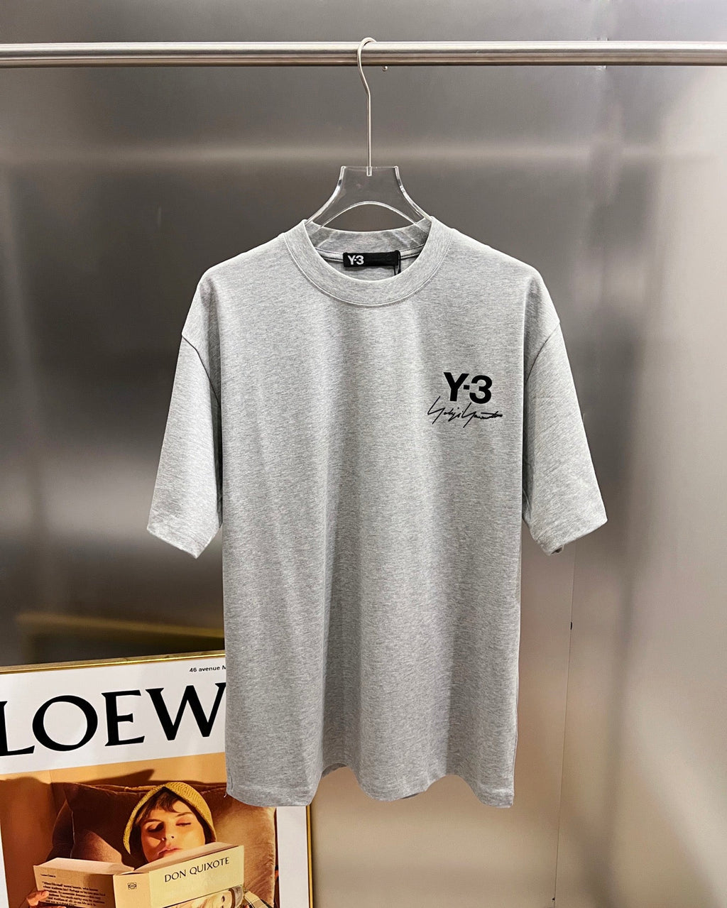 Signature letter 3D craft short sleeved T-shirt
