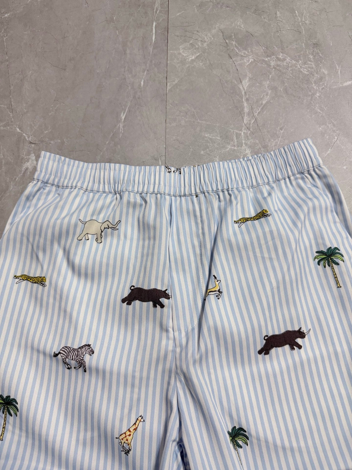 New striped shorts
