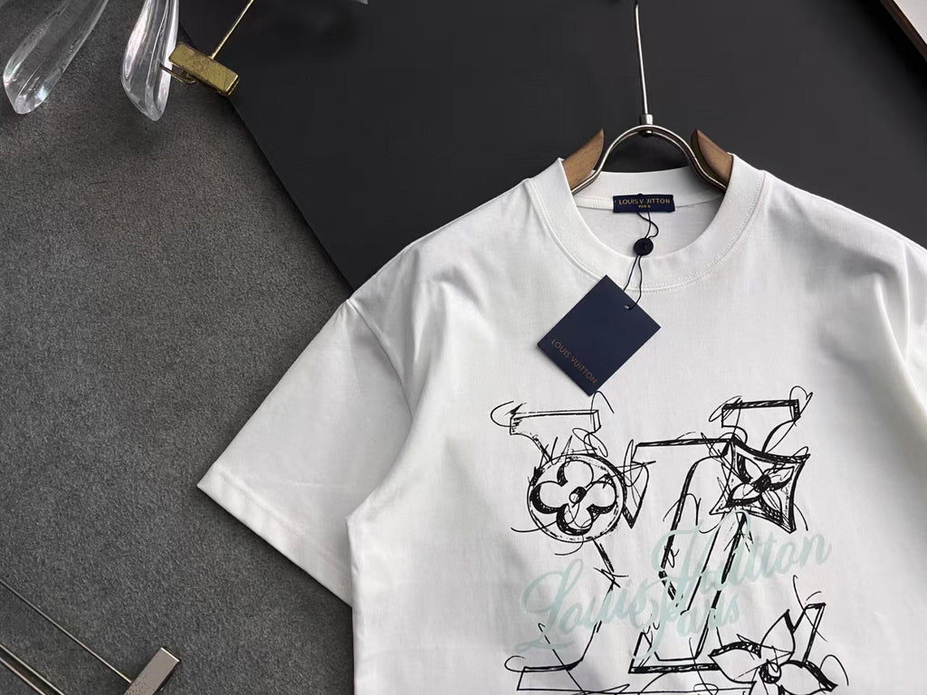 New round neck short sleeved T-shirt