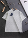 Full cut burnt letters short sleeved slightly wide