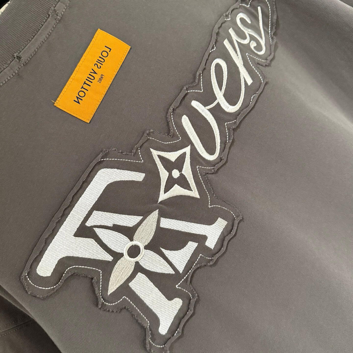 Vintage Letter Patch T Shirt