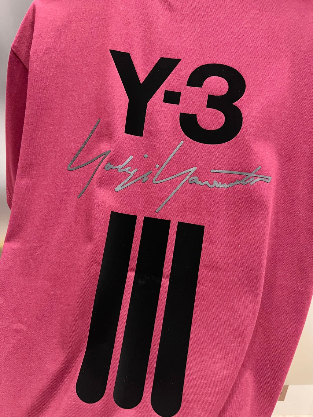 Signature letter 3D craft short sleeved T-shirt