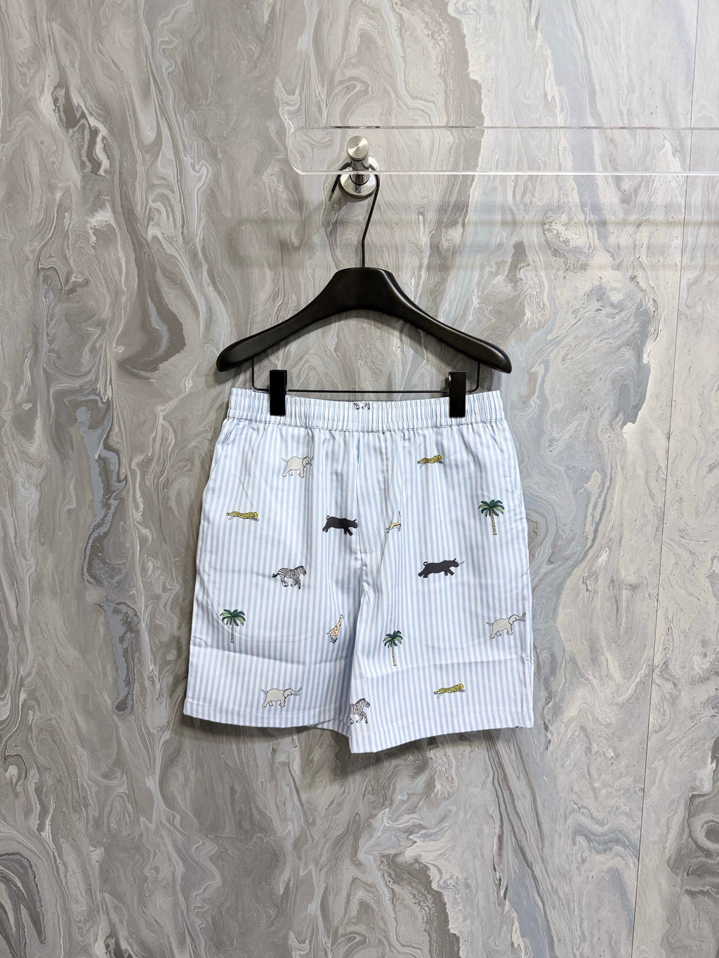 New striped shorts