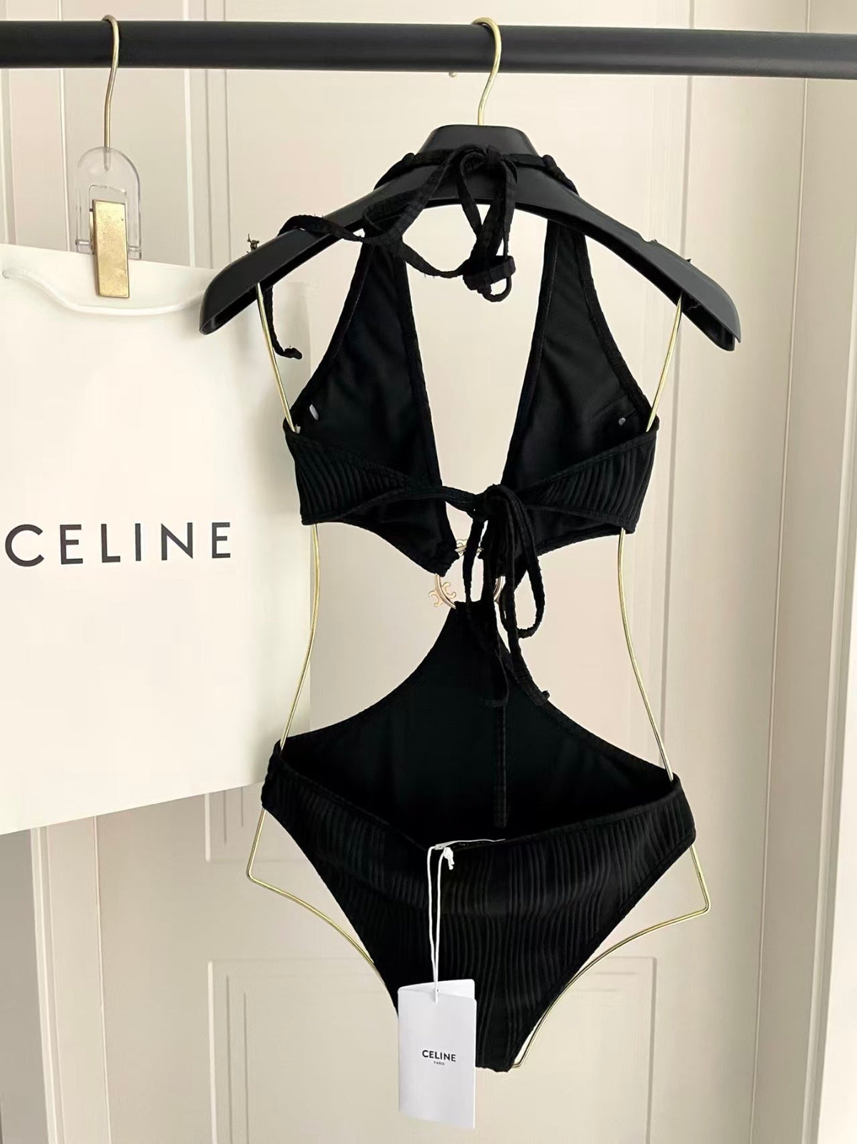 New retro patterned swimsuit